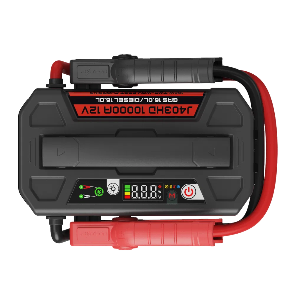 J403HD – LOKITHOR Battery Jump Starter, Provide Auxiliary Power To Start 16 Liter Gasoline/ Diesel Engines 236.8 Watt...